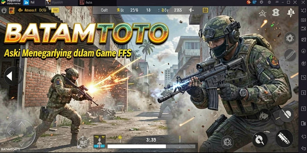 Gameplay menarik dalam <strong>BATAMTOTO</strong> dengan aksi tembak-menembak yang intens.