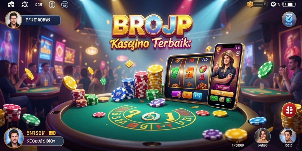 Tampilan gameplay seru di BROJP dengan fitur kasino menarik.