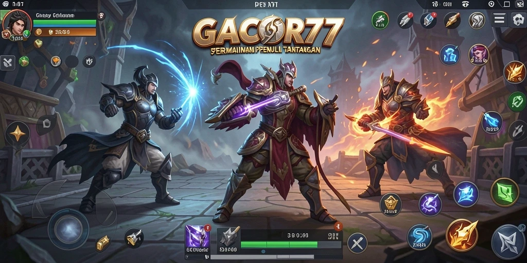Screenshot menampilkan gameplay strategis GACOR77 yang menarik.