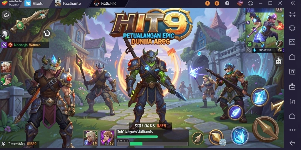 Menampilkan pertarungan seru dan karakter dalam HIT9.