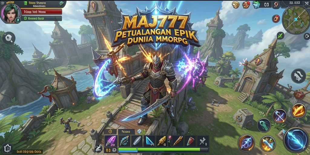 Screenshot gameplay MAJ777 menampilkan aksi pertempuran yang mendebarkan.