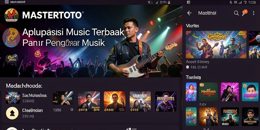 Tampilan gameplay interaktif dalam MASTERTOTO yang menarik untuk pengguna musik.