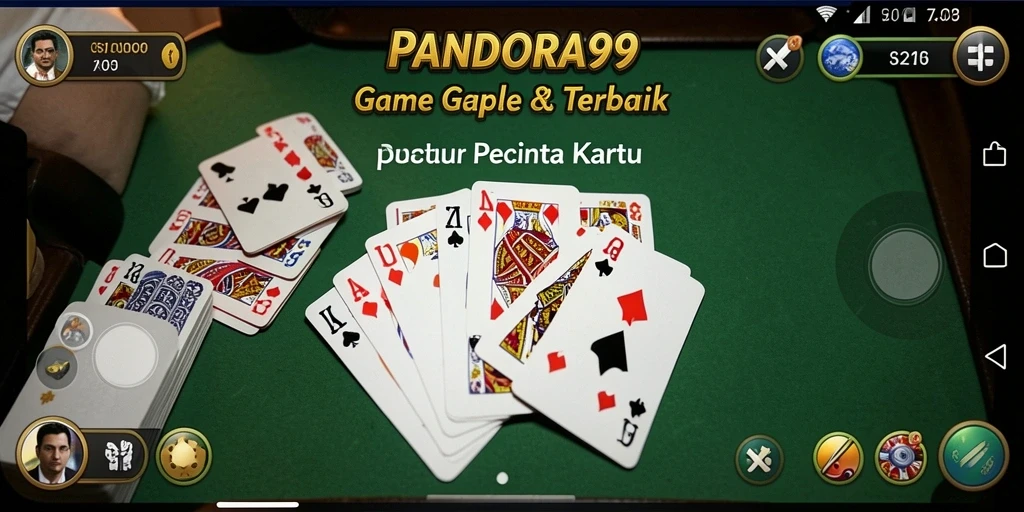 Screenshot gameplay PANDORA99 yang menampilkan pengalaman seru bermain Gaple.
