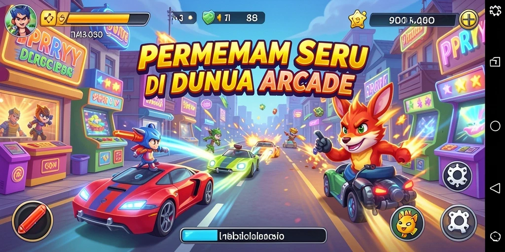 Gameplay seru PPRRYY yang menantang dan penuh warna.