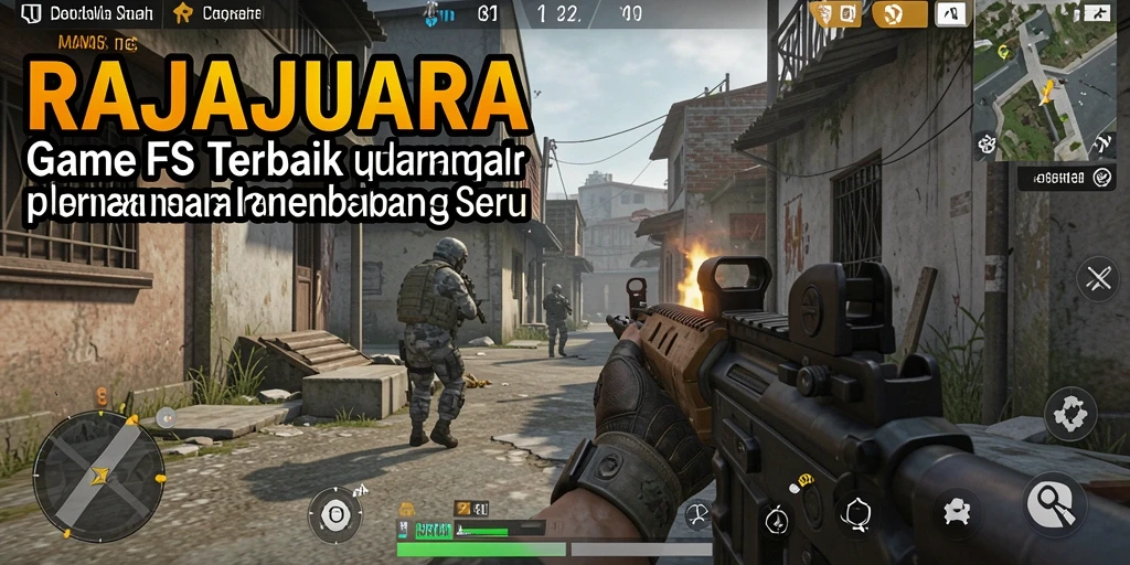 Gameplay seru dengan aksi menembak yang mendebarkan di RAJAJUARA.