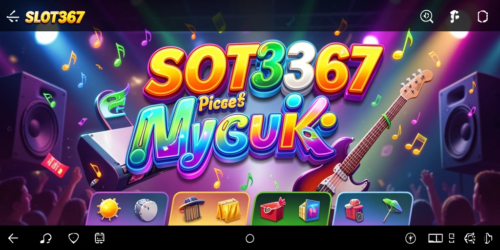 Tampilan gameplay menarik dari permainan musik SLOT367.