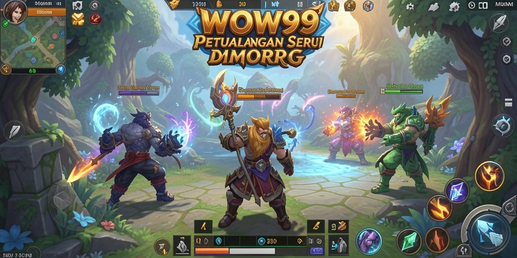 Gameplay epik dalam <strong>WOW99</strong>, penuh petualangan dan aksi.